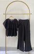 Two Piece Ruffled Top With Trouser